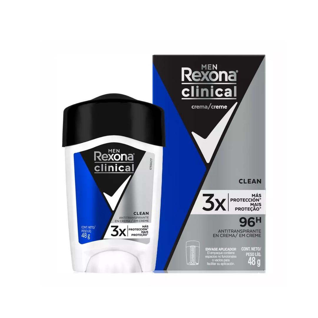 Rexona Clinical Clean Hombre, 48g