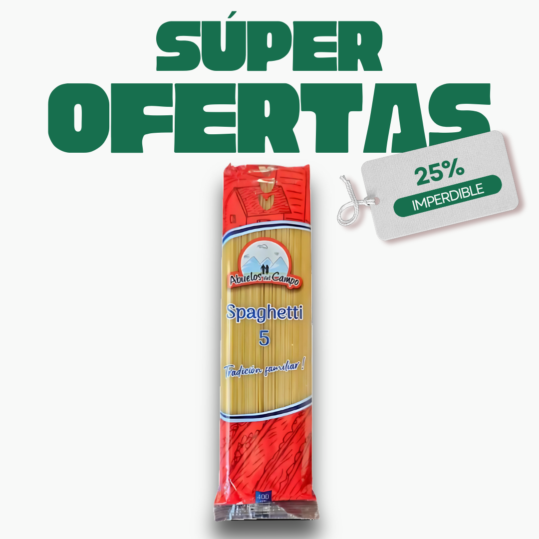 Spaghetti nº5 Abuelos del Campo, 400g