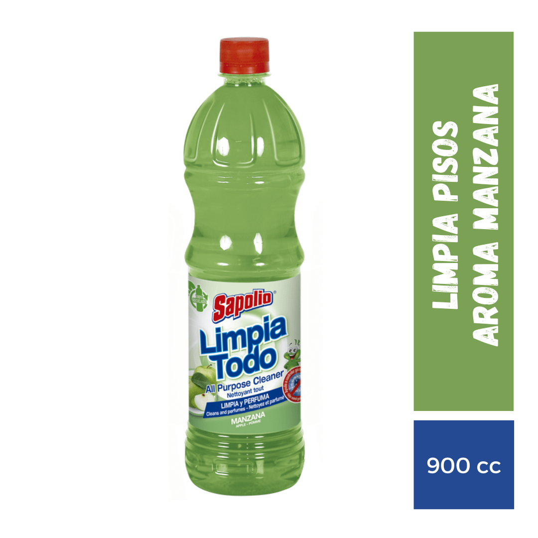 Limpia Pisos Aroma Manzana Sapolio, 900cc