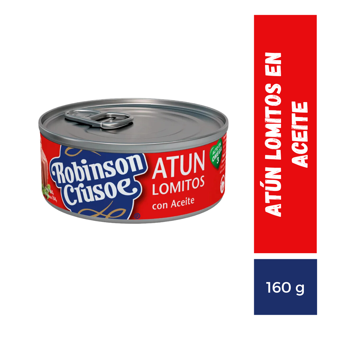 Atún En Aceite Robinson Crusoe, 160g