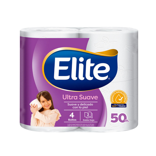 Papel Higienico Elite, 4x50m