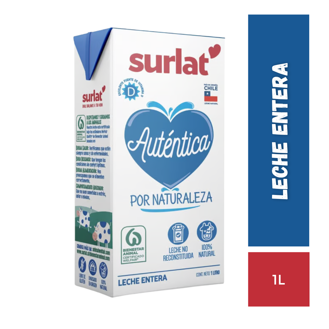 Leche Entera Surlat, 1L