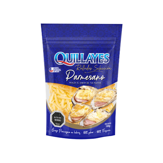 Queso Rallado Parmesano Seleccion Quillayes, 100g