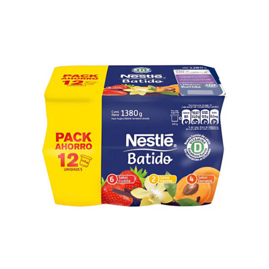 Yogurt Nestle Mix, Pack 12