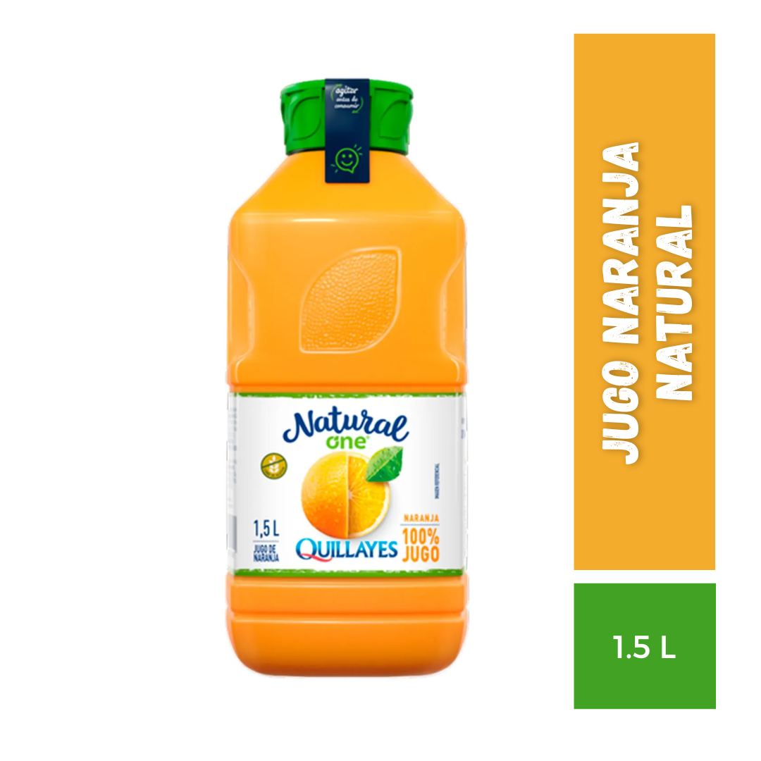 Jugo Natural Quillayes Naranja, 1.5L