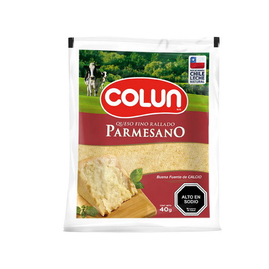 Queso Rallado Parmesano Colun, 40g