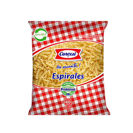 Espirales Carozzi, 400g