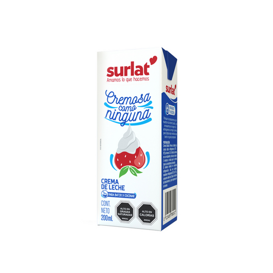 Crema de Leche Surlat, 200ml