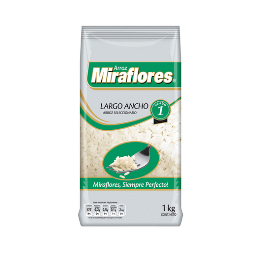 Arroz Grado 1 Miraflores, 1Kg