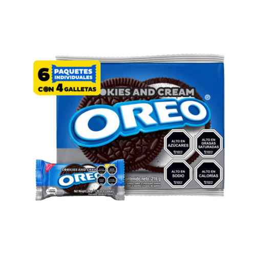 Oreo Cookies And Cream Pack 6, 216g