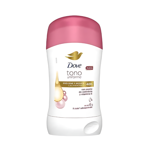 Desodorante Dove Tono Uniforme Rojo, 45g