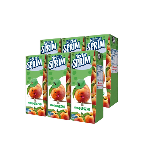 Jugo Sprim Durazno, Pack 6