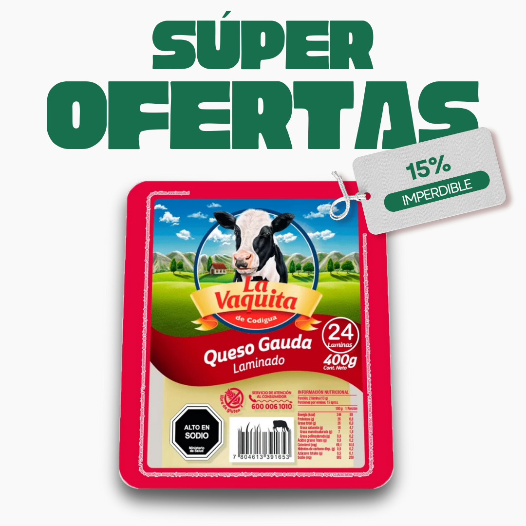 Queso Gauda La Vaquita, 400g
