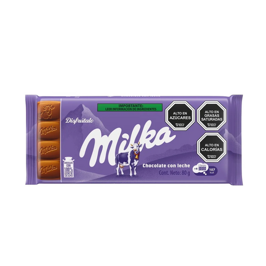 Chocolate de Leche Milka Alpine, 80g