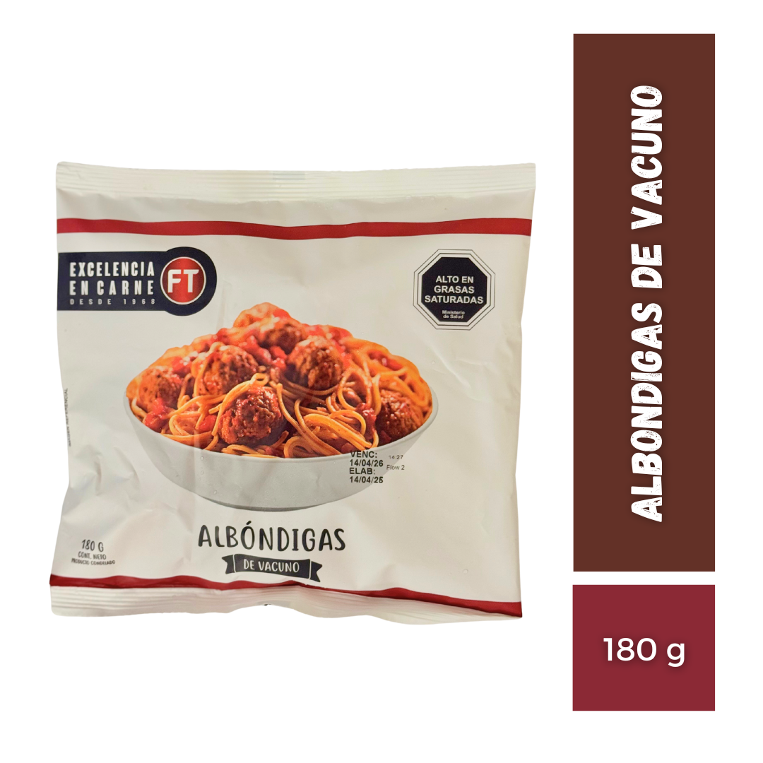 Albondigas de Vacuno FT, 180g