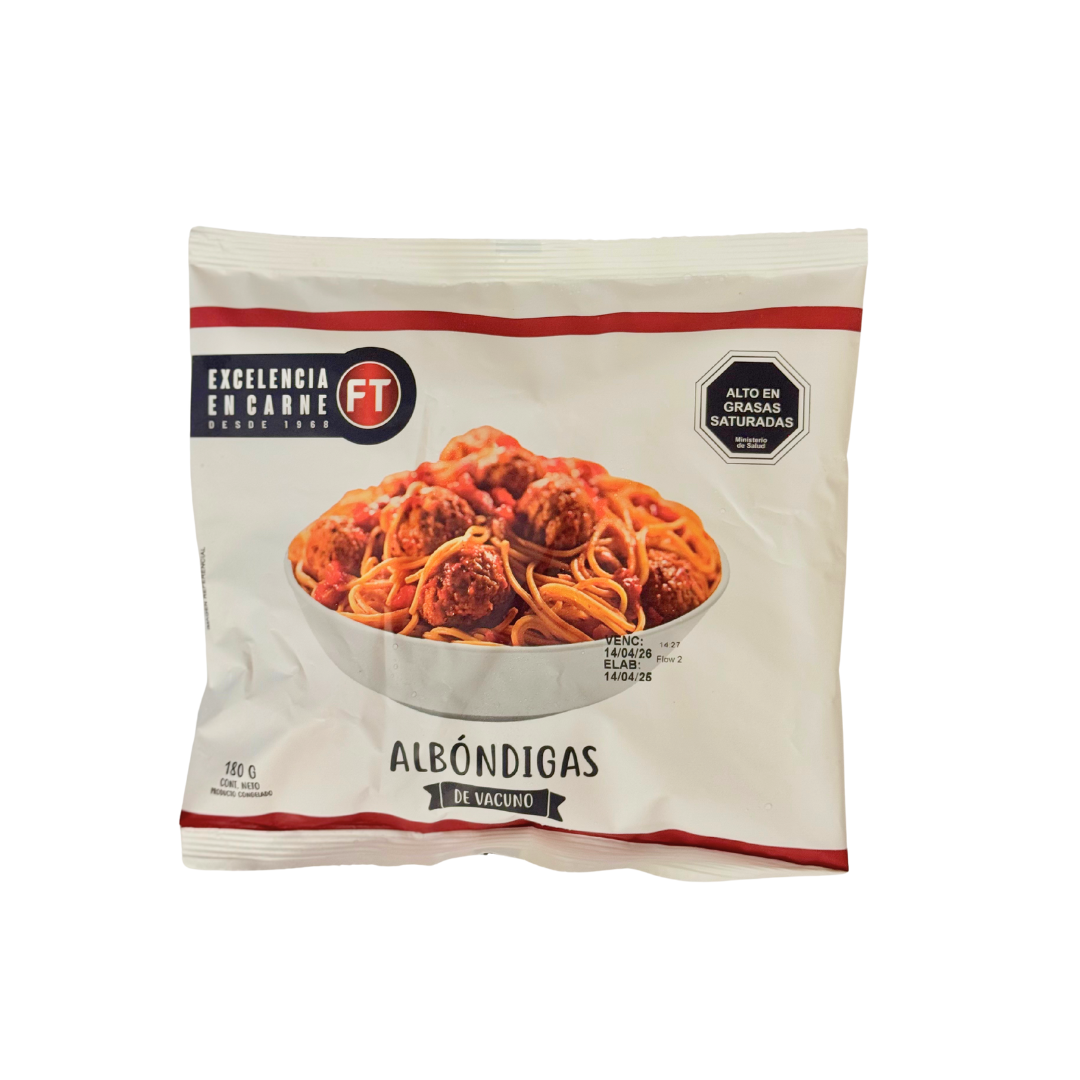 Albondigas de Vacuno FT, 180g