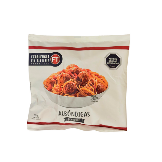 Albondigas de Vacuno FT Foods, 180g