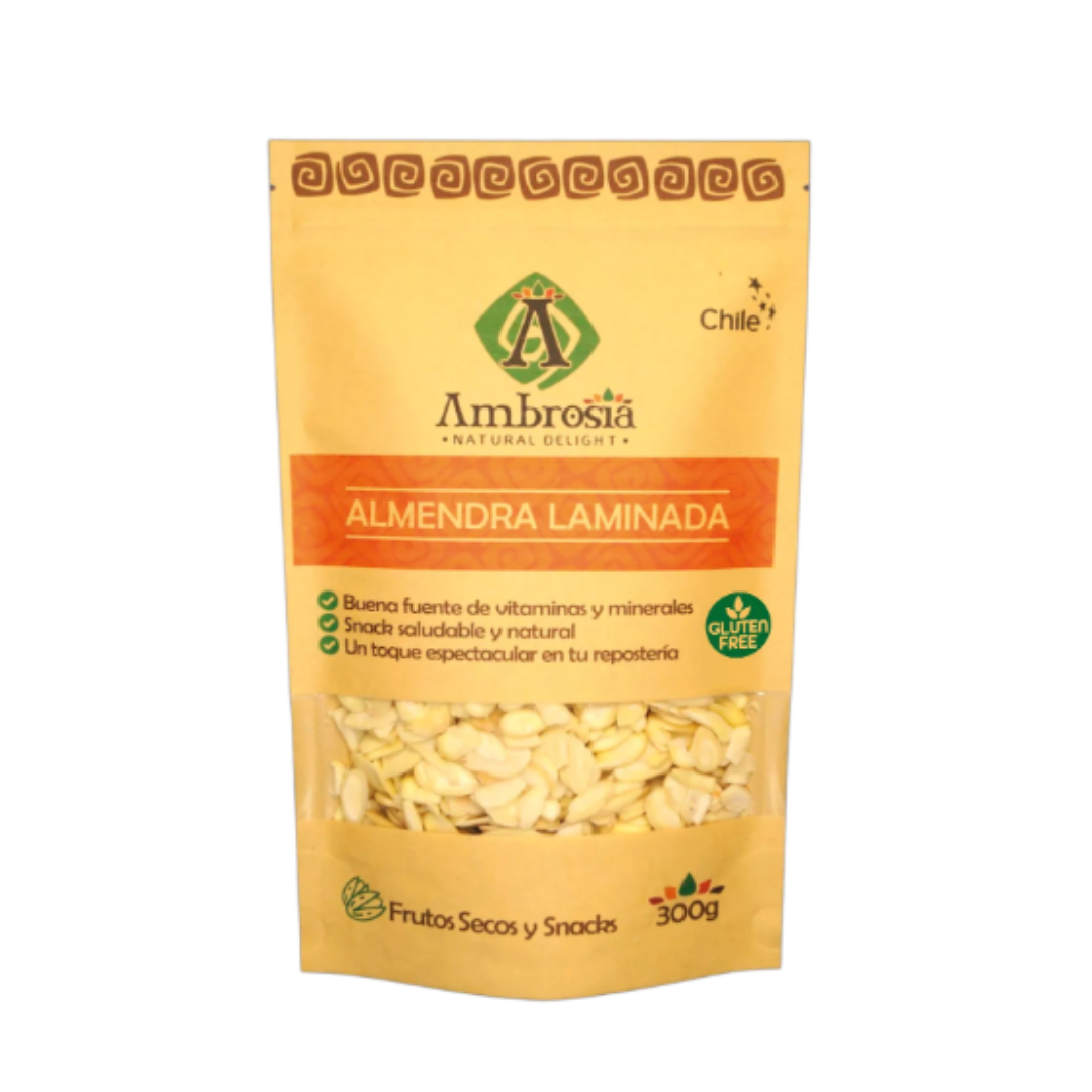 Almendras Laminadas Sin Piel, 300g