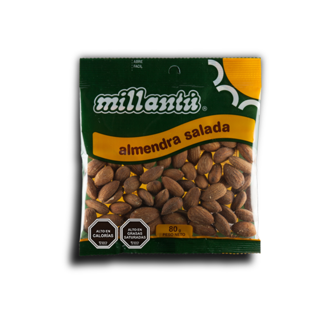 Almendras Saladas Millantu, 80g
