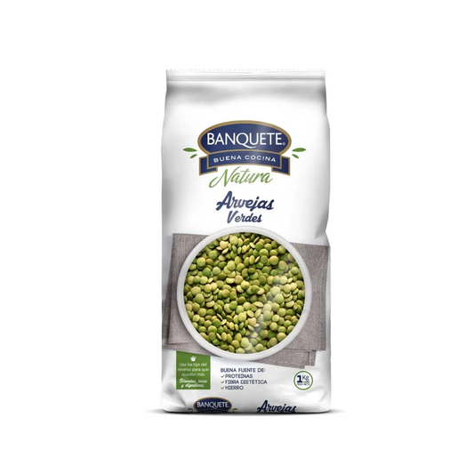 Arvejas Partidas Banquete, 1Kg