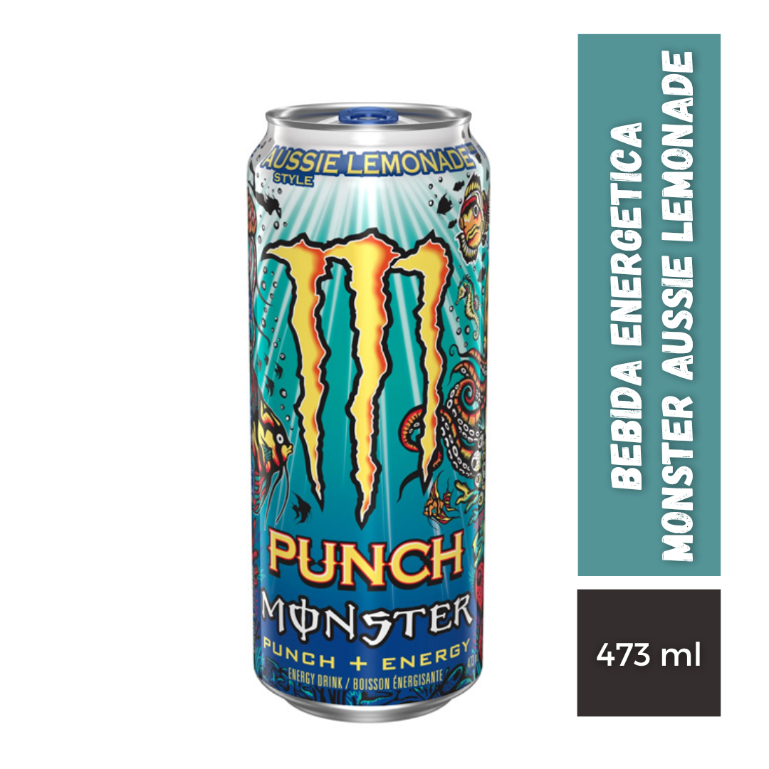 Bebida Energetica Monster Aussie Lemonade, 473ml