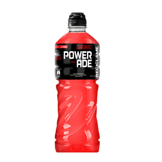 Bebida Isotonica Powerade Rojo, 850ml