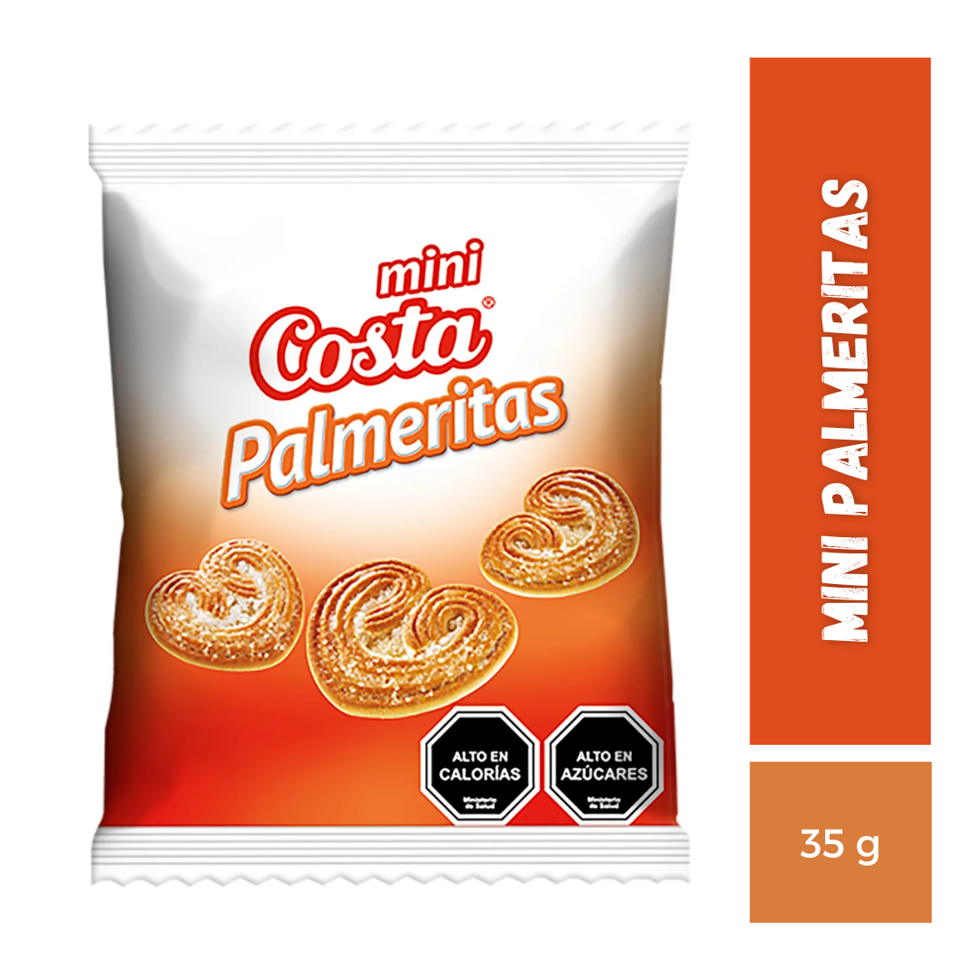 Galletas Mini Palmeritas Costa, 35g