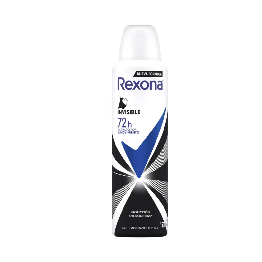Desodorante Rexona Spray Invisible, 150ml
