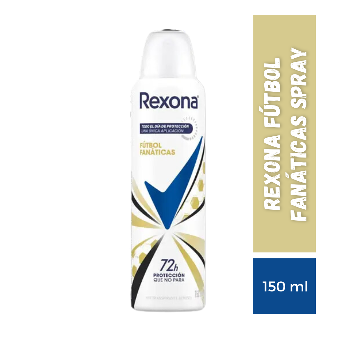 Desodorante Rexona Spray Fútbol Fanática
