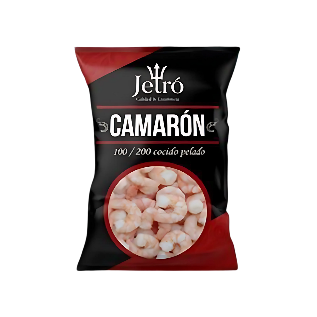 Camaron 100/200 Cocido Pelado, 1Kg