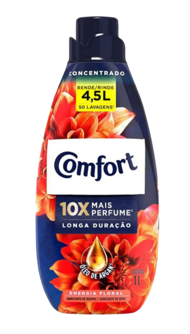 Suavizante Comfort Concentrado Energia Floral, 1L