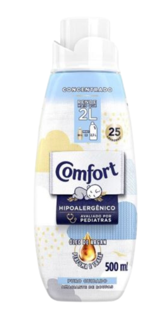 Suavizante Comfort Concentrado Hipoalergénico, 500ml