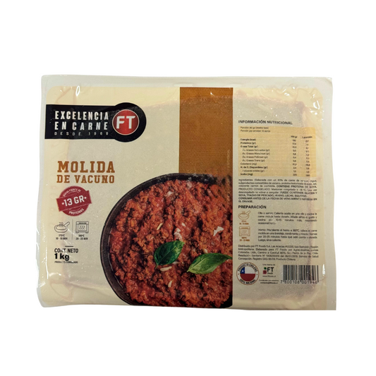 Molida de vacuno, 1kg