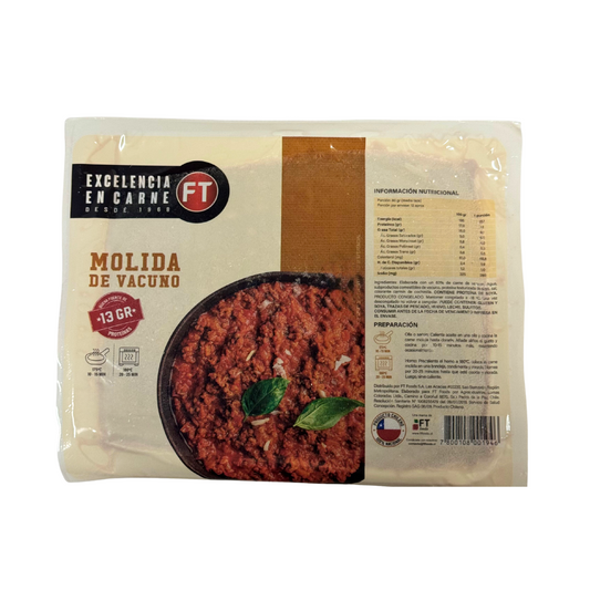 Molida de vacuno, 500g