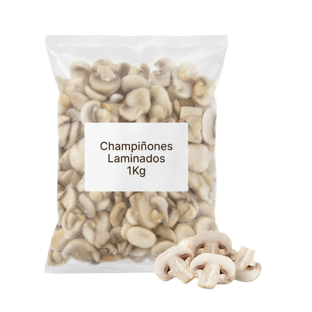 Champiñones Laminados, 1Kg