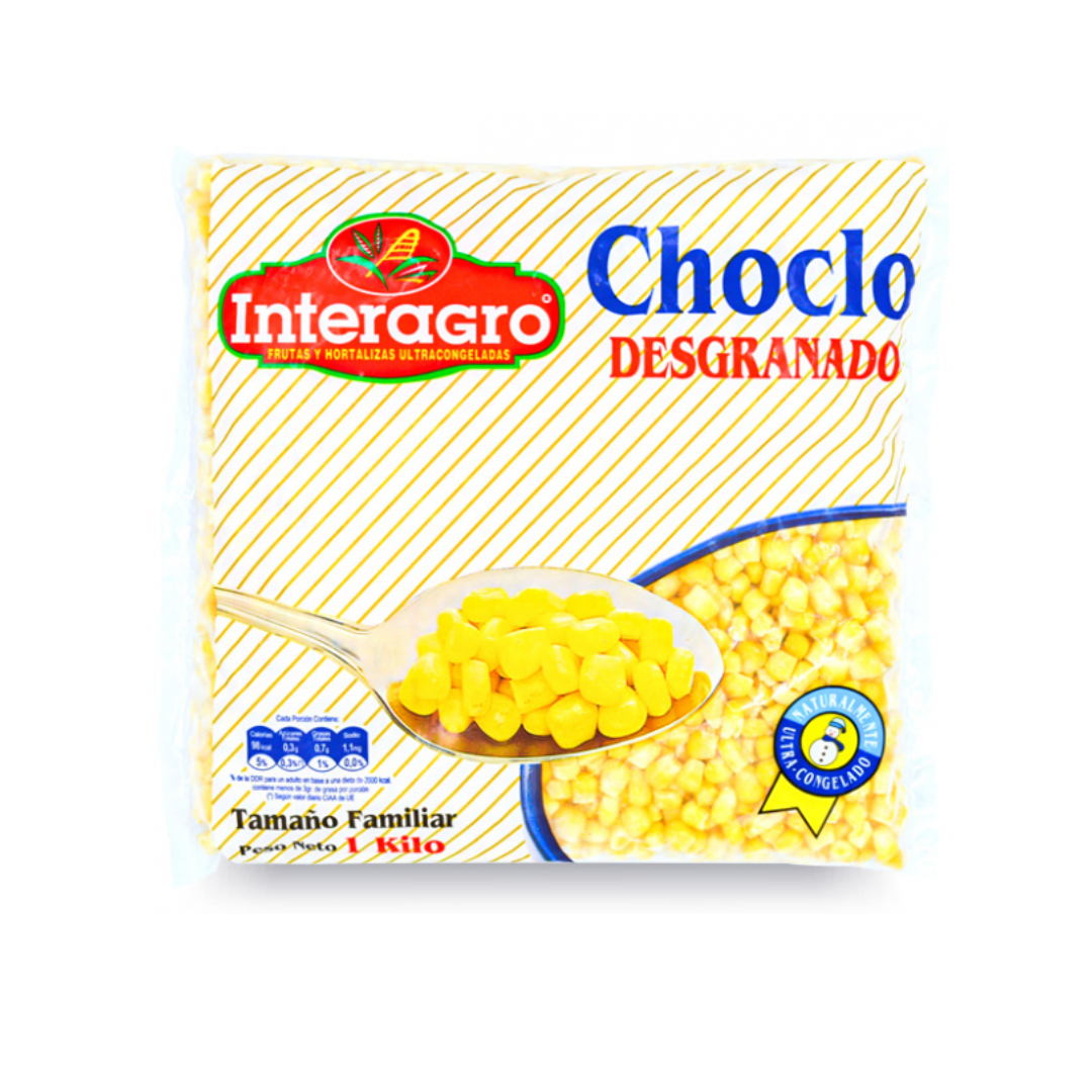 Choclo en Grano Congelado, 1kg