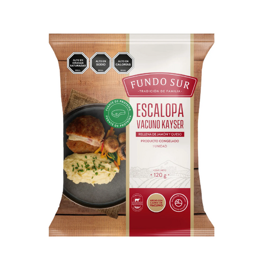 Escalopa Kayser Fundo Sur, 120g