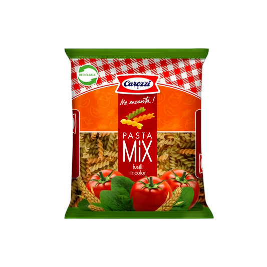 Fusilli Espirales Mix Carozzi, 400g