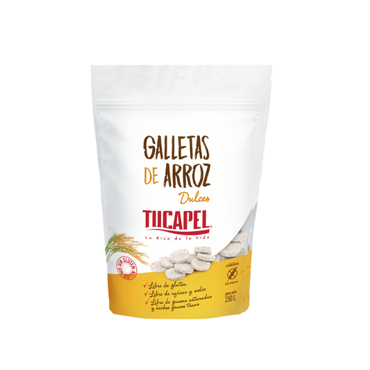 Galleta De Arroz Dulce Tucapel, 150g