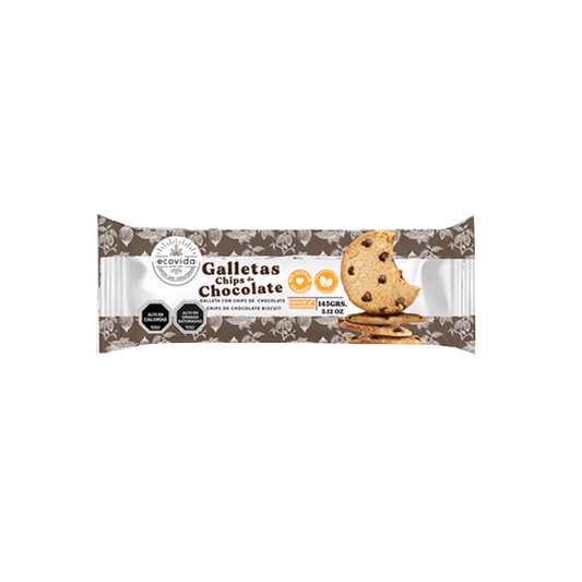 Galletas Biscuit Chips Chocolate EcoVida, 145g