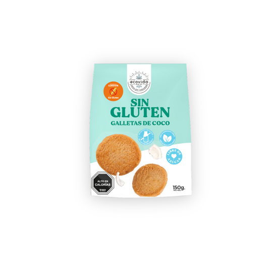 Galletas Sin Gluten Coco EcoVida, 150g