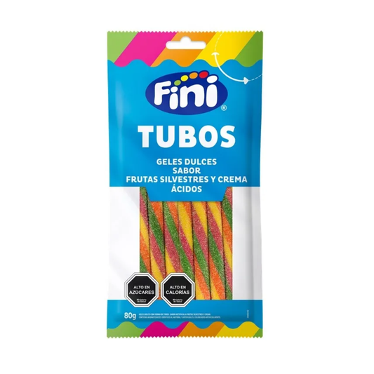 Gomitas Fini Tubos Acidos Twister, 80g