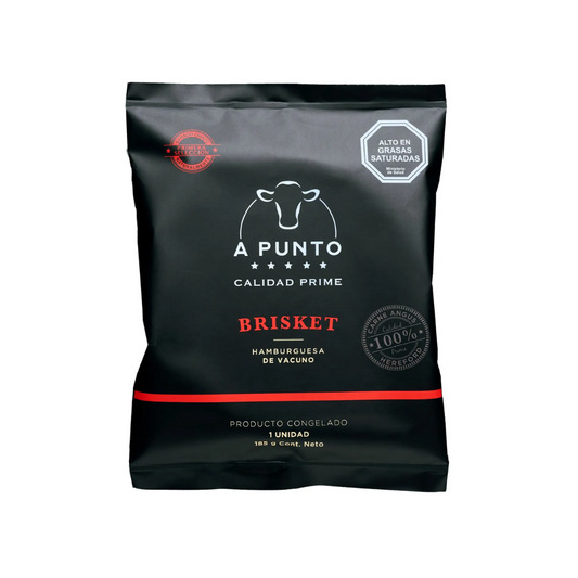 Hamburguesa A Punto Brisket, 185g