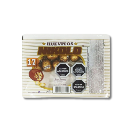 Huevitos De Chocolate Nikolo, 17u