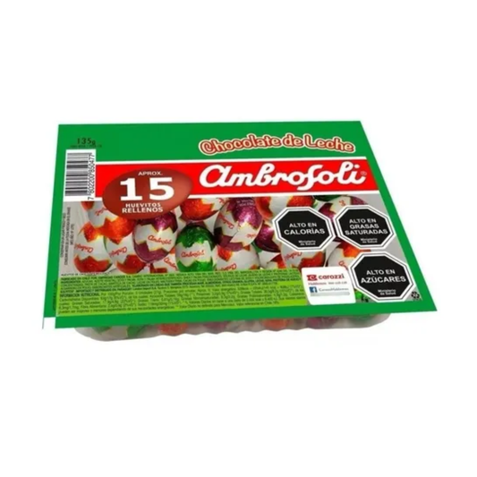 Huevitos De Chocolate Rellenos Ambrosoli, 126g
