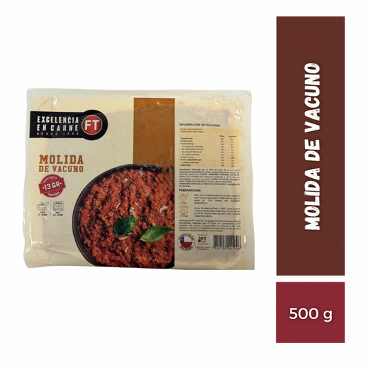 Molida de vacuno, 500g