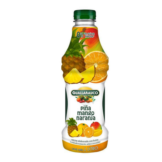 Jugo Guallarauco Mango Piña Naranja, 1L