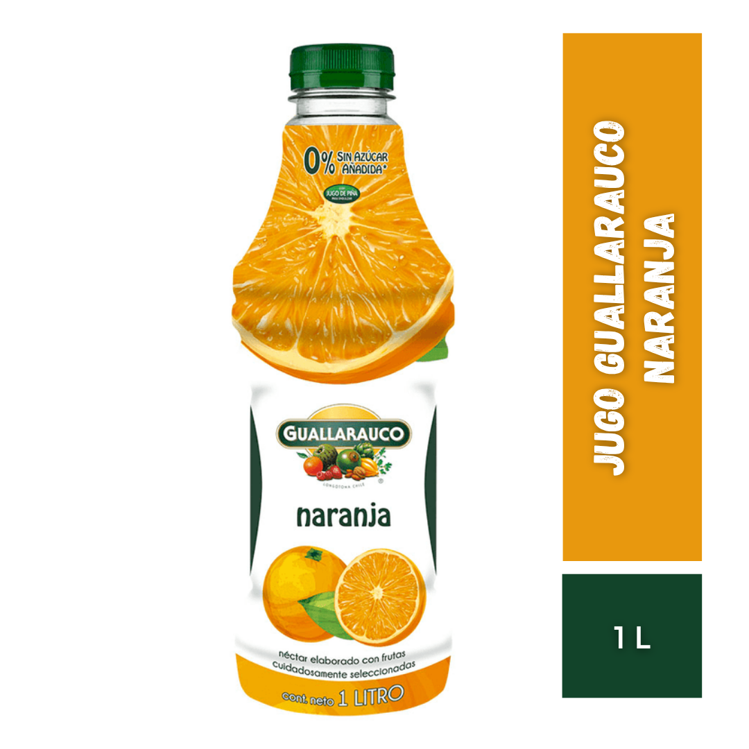 Jugo Guallarauco Naranja, 1L