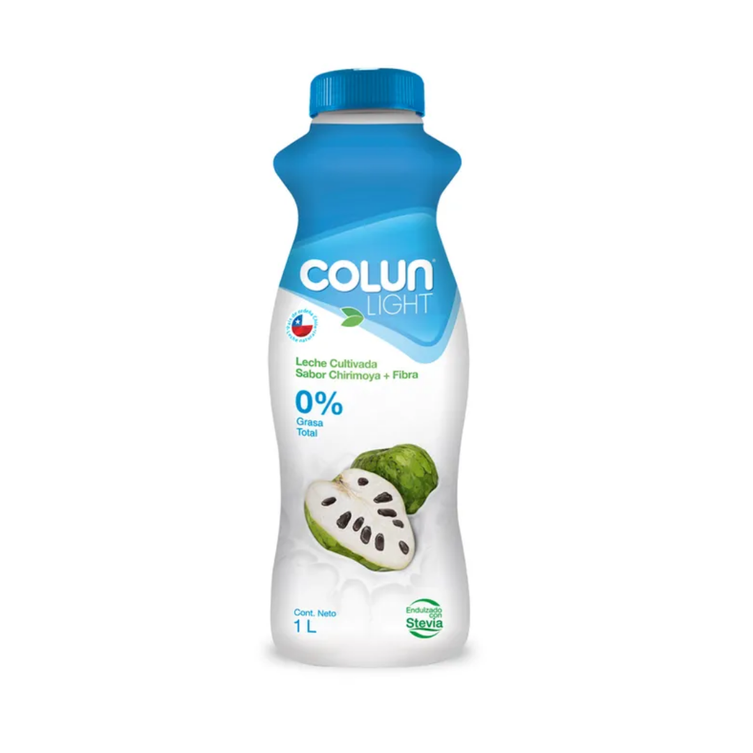 Leche Cultivada Light Chirimoya Colun, 1L
