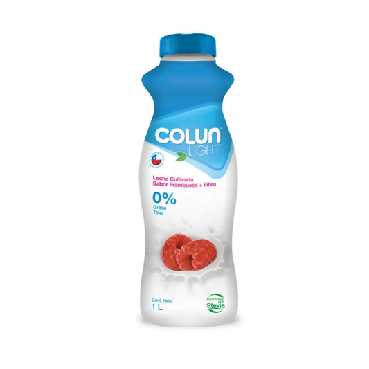 Leche Cultivada Light Frambuesa Colun, 1L